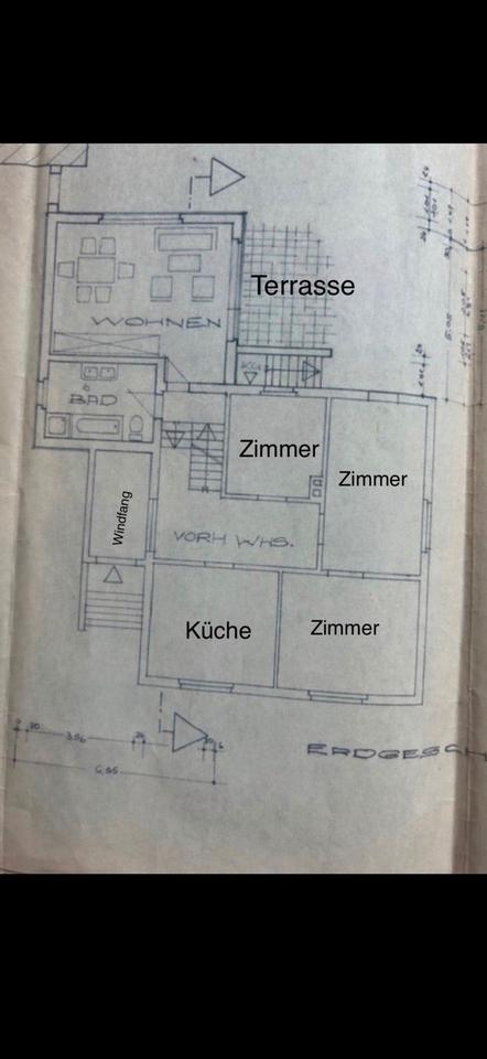 Thumbnail-4-Zimmer-Wohnung mit Terrasse und großem Garten in Bad Nenndorf