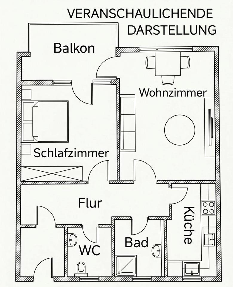 Thumbnail-Attraktive 2,5-Zimmer-Wohnung in zentrumsnaher Lage von Kirchheim