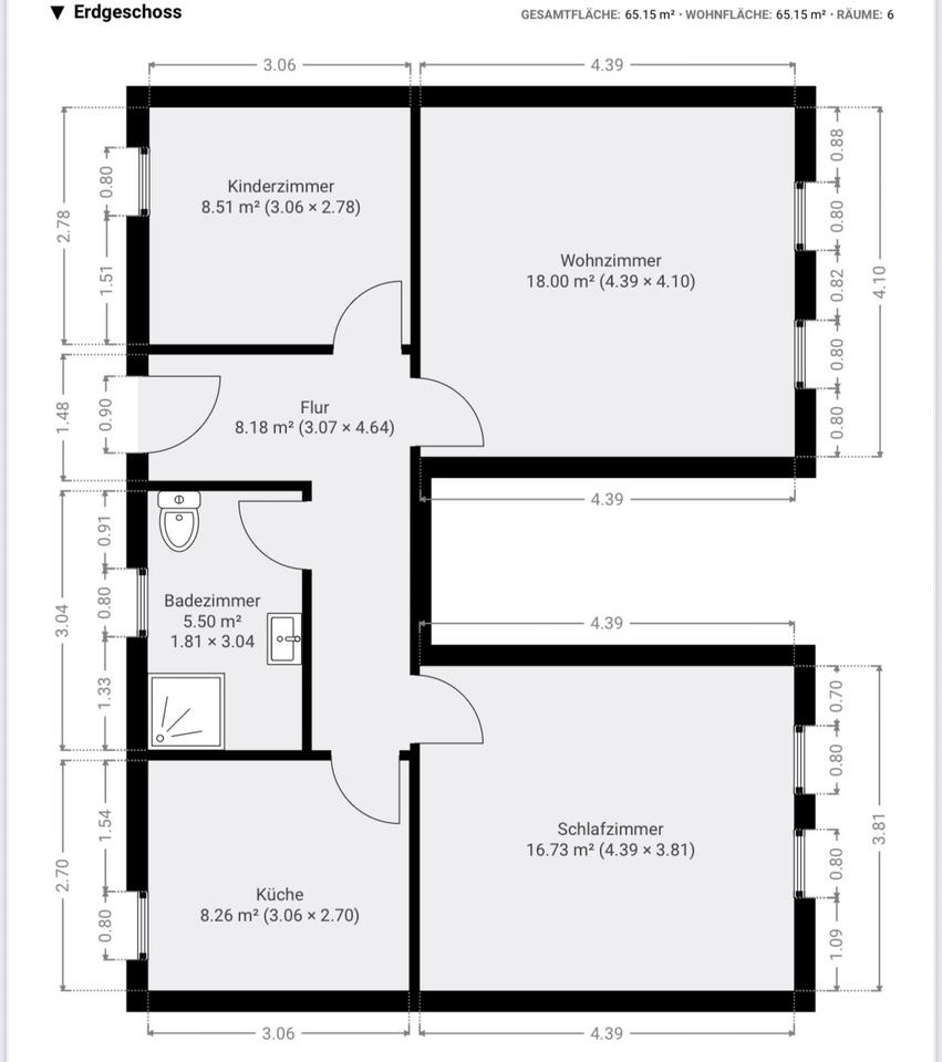 Thumbnail-Sanierte 3-Zimmer Wohnung in Schönebeck (Bad Salzelmen)