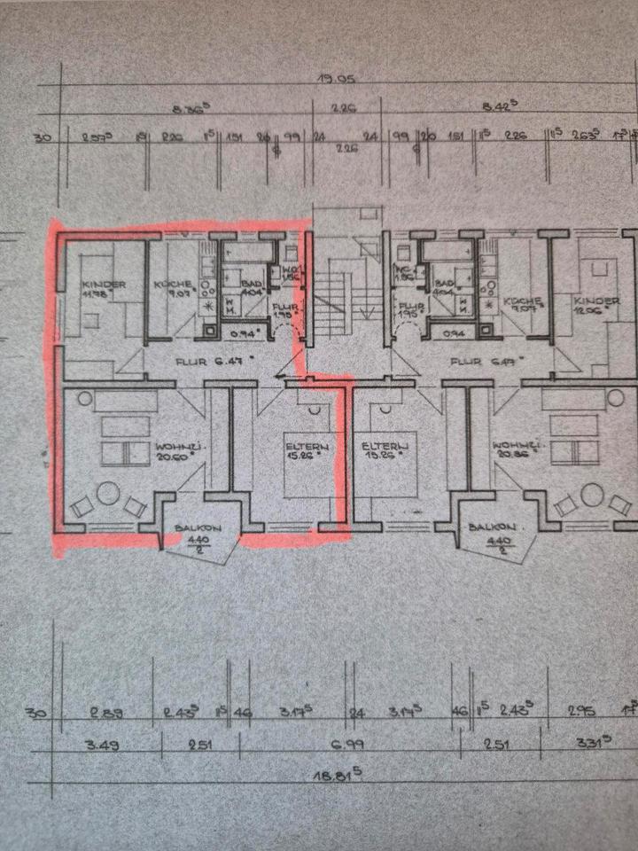 Thumbnail-Renovierte 3-Zimmer-Wohnung mit Balkon & Garage – ab 01.06. frei