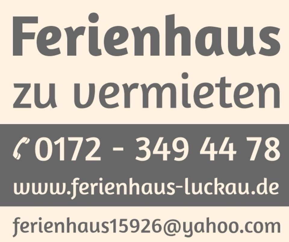 Thumbnail-Neues Ferienhaus in Luckau Zentrum zu vermieten