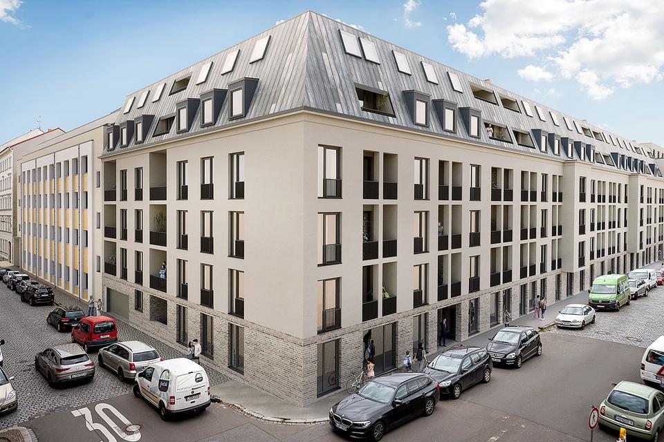 Thumbnail-Moderne Neubau-2-Zimmer-Wohnung mit Loggia und EBK in zentraler Lage