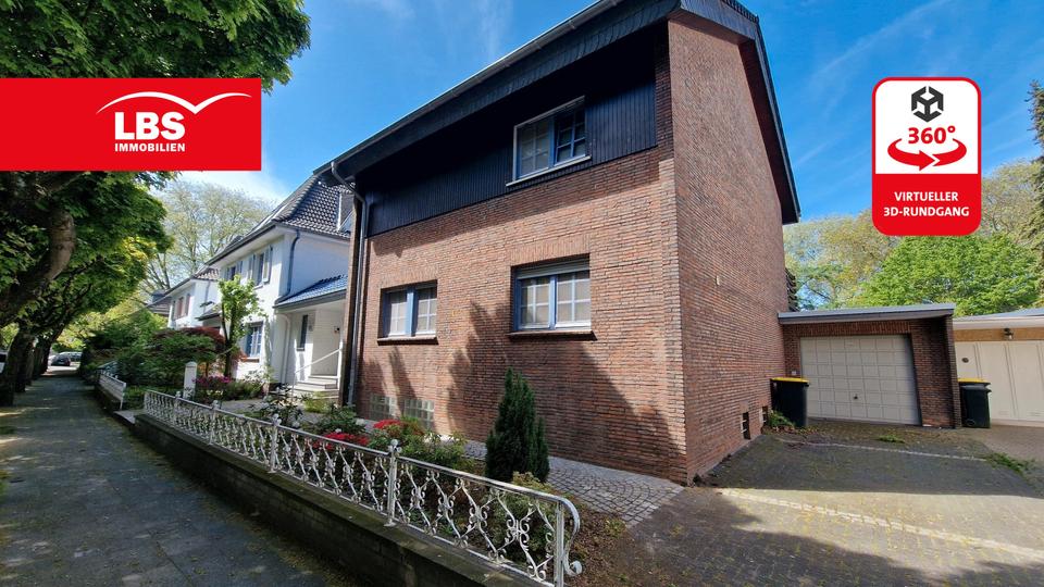 Thumbnail-Großes Einfamilienhaus mit Garage in ruhiger aber zentraler Lage