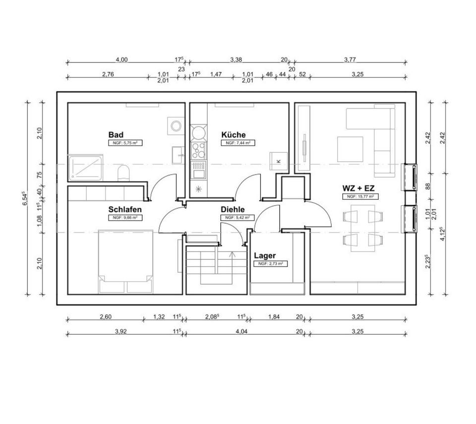 Thumbnail-Kernsanierte 2-Zimmer-Dachgeschosswohnung