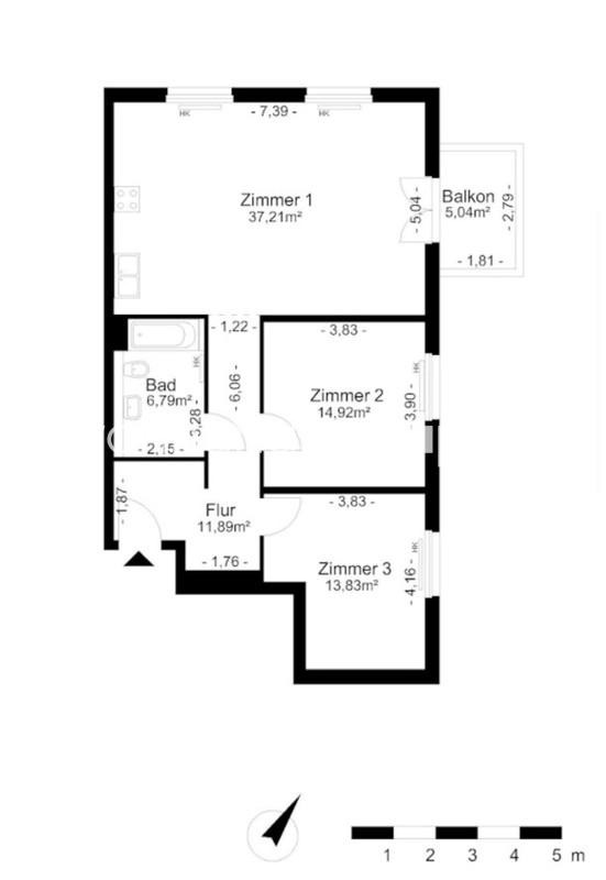 Thumbnail-Wohnungsswap - 3 Zimmer, 80 m² - Retzowstraße, Berlin