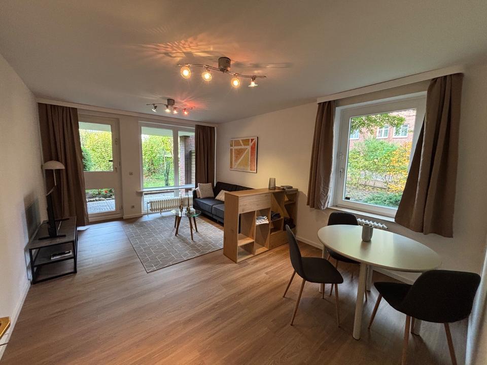 Thumbnail-Möbliertes 1,5-Zimmer-Apartment mit Terrasse, Gartennutzung & TG