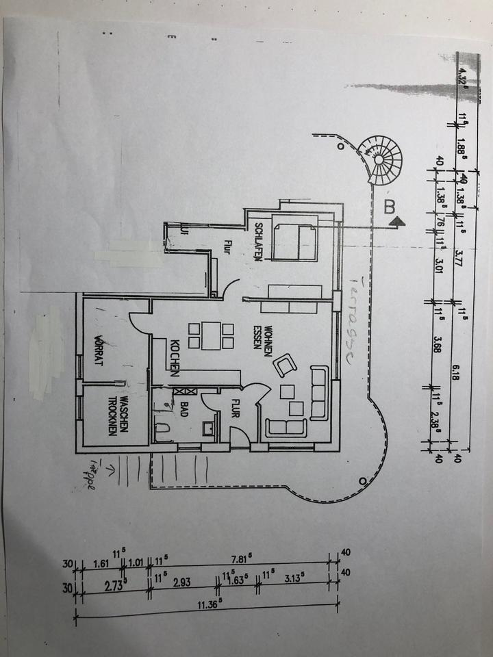 Thumbnail-2 Zimmer Wohnung, hell, freundlich mit Terrasse, sep. Eingang