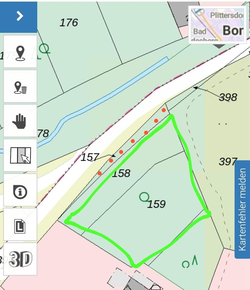 Thumbnail-Grundstück in Stolberg Schevenhütte Gressenich 1.324 qm