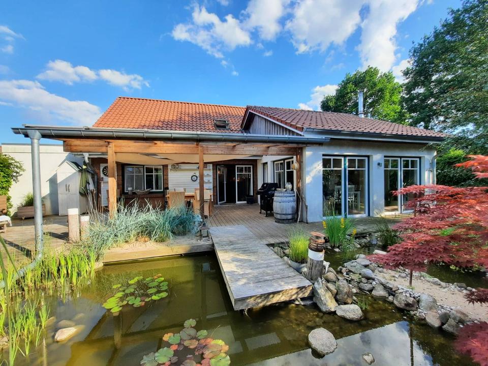 Thumbnail-Mod Einfamilienhaus, uneinsehbarem Garten, Teich, Solartechnik