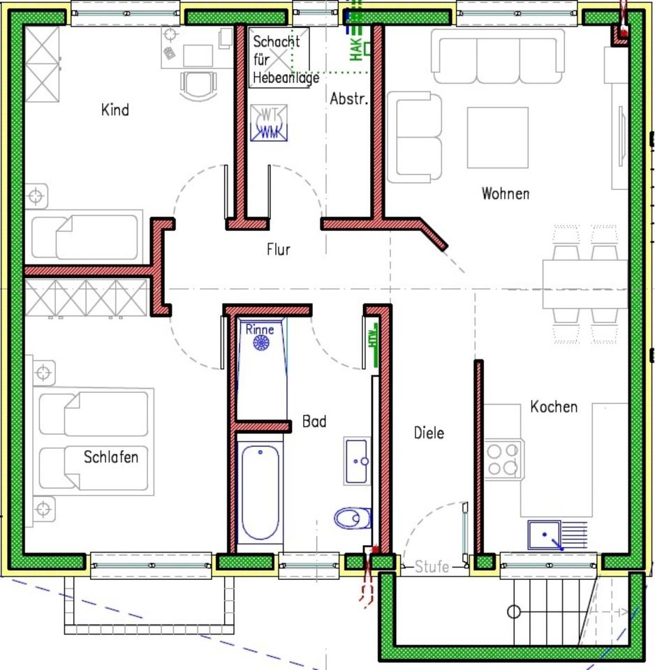 Thumbnail-Attraktive 3-Zimmer-Wohnung mit Einbauküche in Altenheim