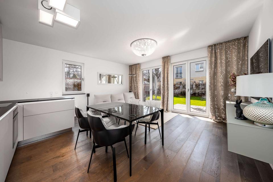 Thumbnail-Barrierefreie Neubau-Wohnung mit 2 Terrassen, privatem großzügigem Garten & hochwertiger Einbauküche