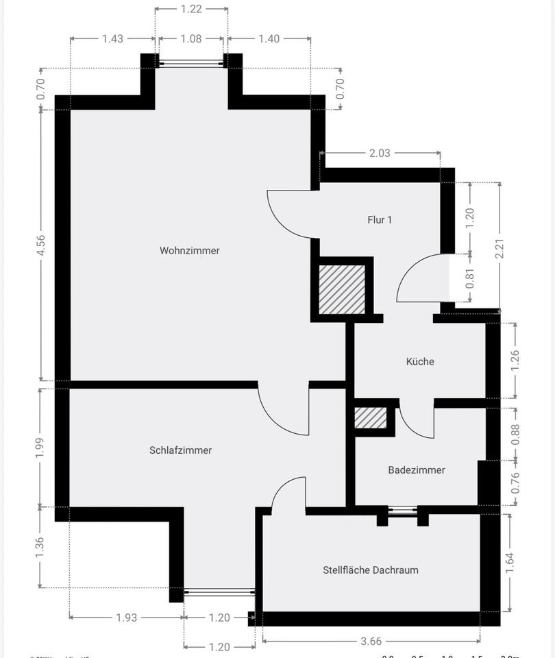 Thumbnail-40qm - 2-ZKB | Wiesbaden-Biebrich | renoviert und neue Küche