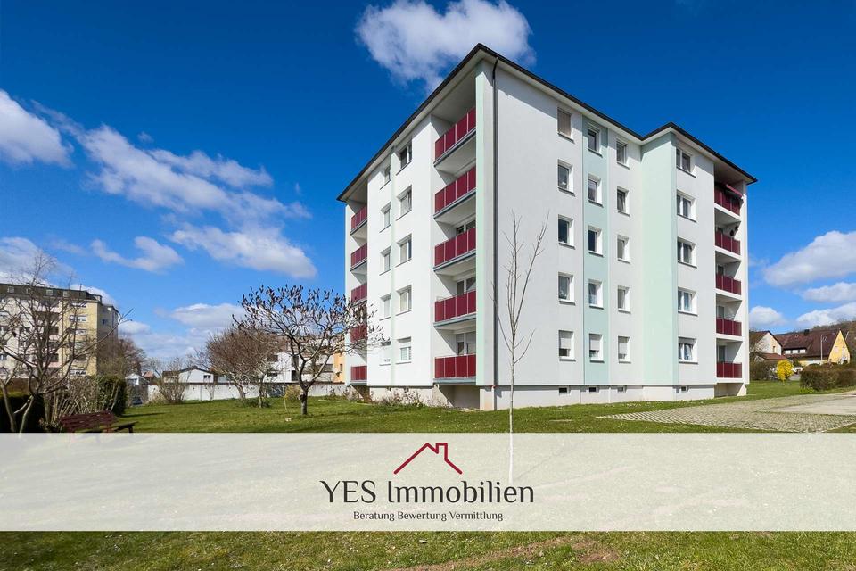 Thumbnail-Renovierte 3-Zimmer Mietwohnung mit Loggia in ruhiger Lage von Gunzenhausen