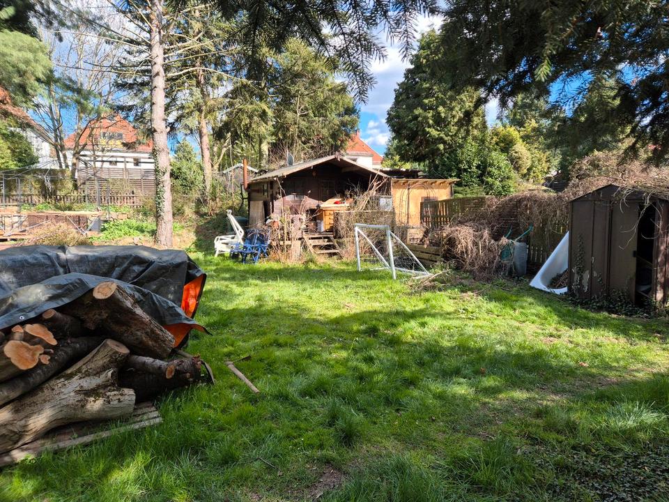 Thumbnail-Stellplatz Garten Grundstück Miete Pacht ruhig + Bungalow 200 m²