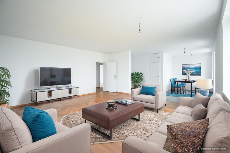 Thumbnail-Großzügige renovierte 3-Zimmer-Wohnung mit Balkon