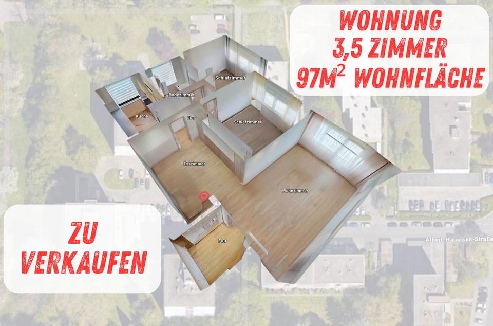 Thumbnail-Eigentumswohnung 3,5 Zimmer mit Balkon & Fahrstuhl