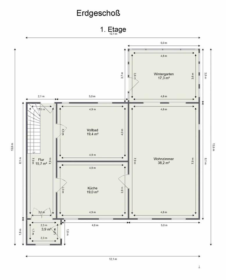 Thumbnail-Denkmalgeschütztes freistehendes Einfamilienhaus