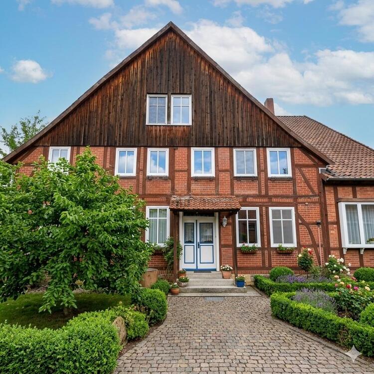 Thumbnail-Haus in Zersen Hessich Oldendorf mit Garage, Scheune, Garten
