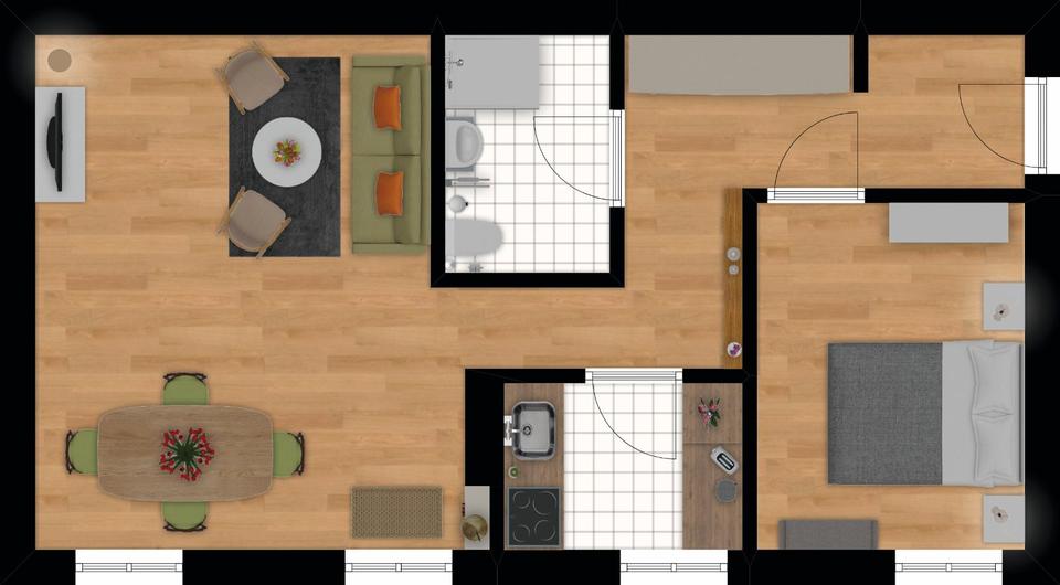 Thumbnail-Hübsche 2 Zimmerwohnung 45 qm in PotsdamJägervorstadt