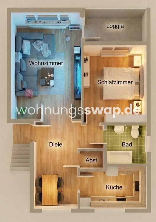 Thumbnail-Wohnungsswap - 2 Zimmer, 61 m² - Gardinger Weg, Altona, Hamburg