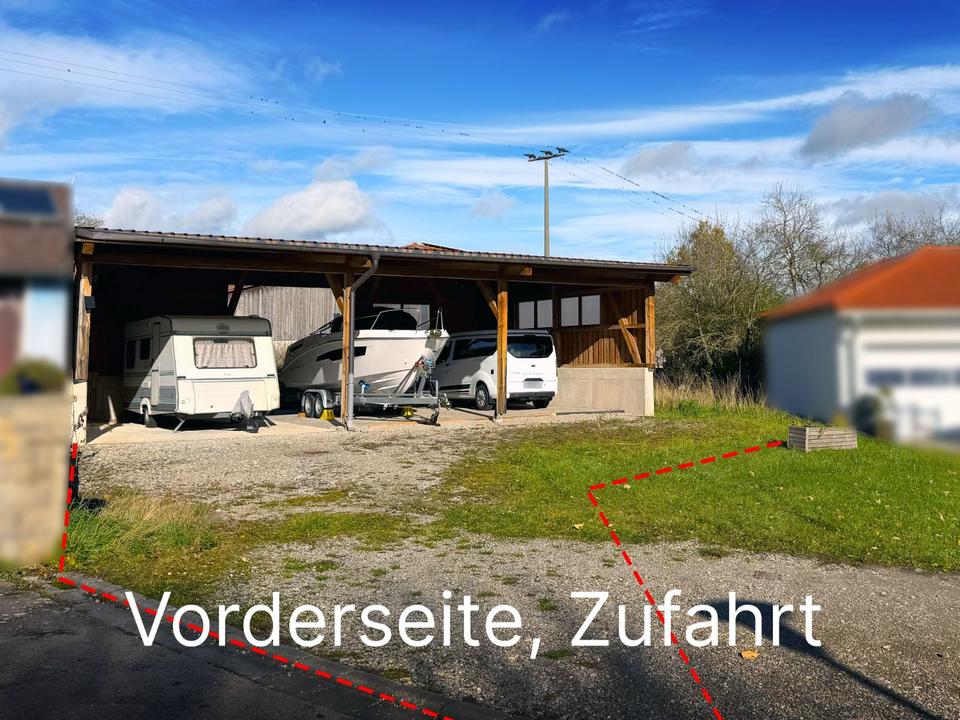 Thumbnail-Großer Carport mit Gewerbegrundstück, oder privater Nutzung