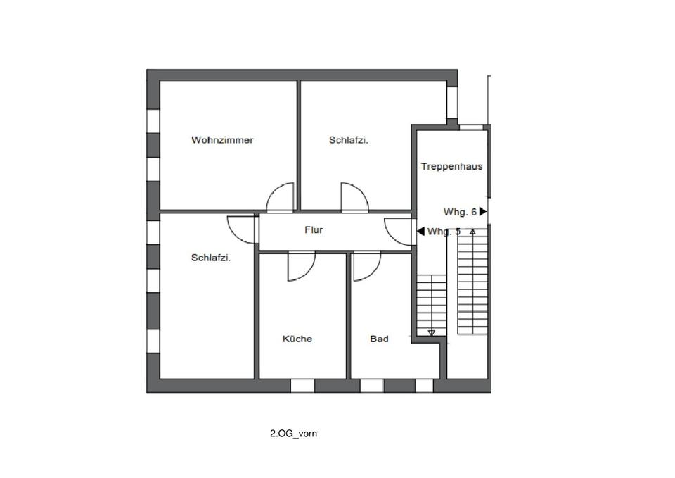 Thumbnail-Frisch renovierte 3-Zimmer-Wohnung mit Einbauküche