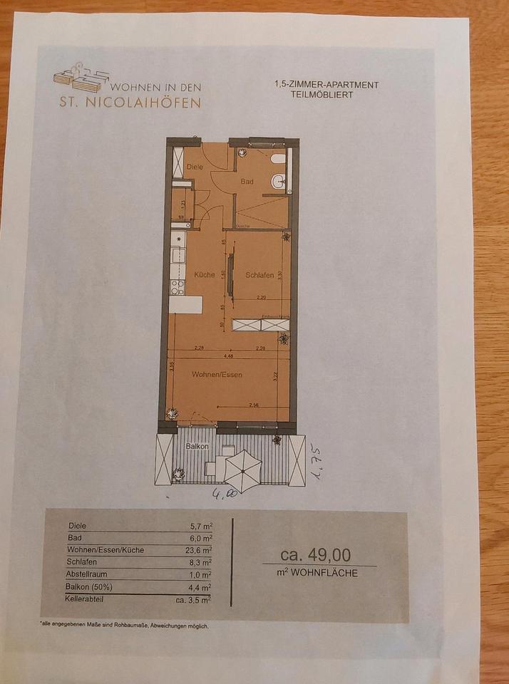 Thumbnail-Wohnung 1,5 Zimmer Nicolaihöfe 1 Höchstadt