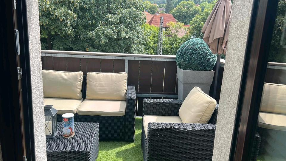 Thumbnail-3-Raum Dachgeschoss Wohnung Maisonette mit Balkon + Einbauküche