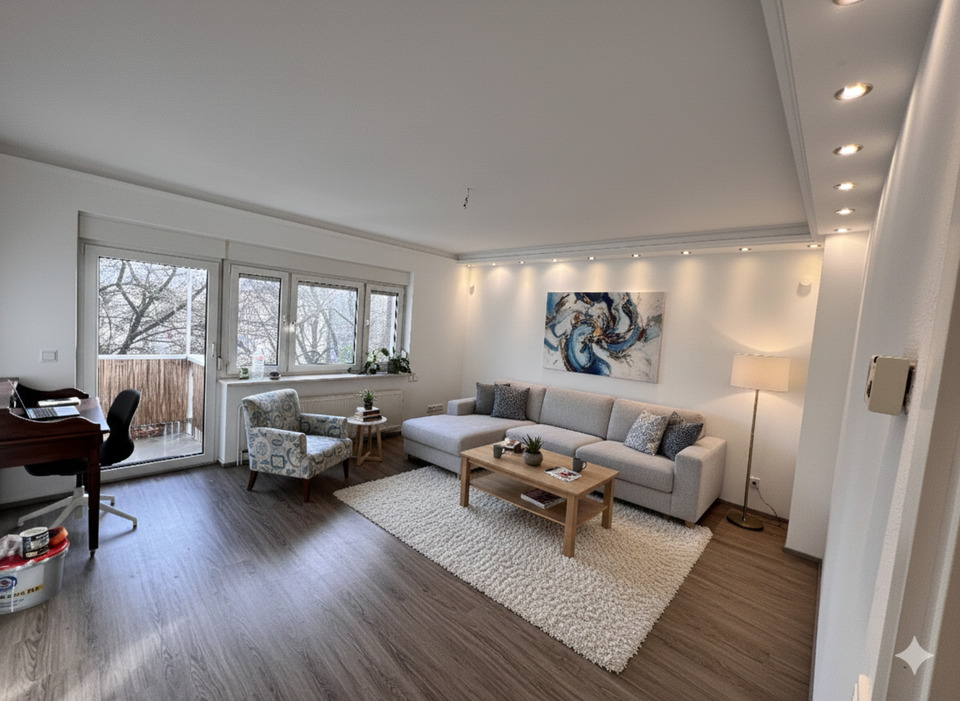 Thumbnail-WG geeignete helle 3-Z-Whg. im Rheingauviertel, frisch renoviert