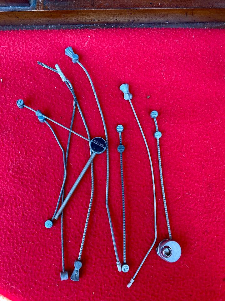 Thumbnail-Shimano Fahhradkomponenten Züge Draht Retro Vintage