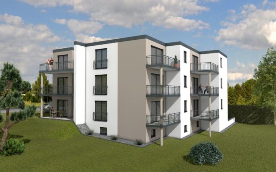 Thumbnail-Moderner Neubau, 2,5 Zimmer, 63 m², großer Balkon, zentrale Lage