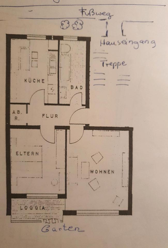 Thumbnail-2-Zi,Balkon,TGStellpl, i.Grünen, Düsseldorf-Garath prov.frei