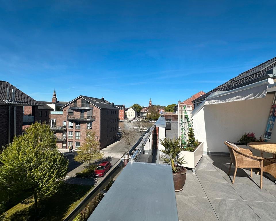 Thumbnail-Über den Dächern von Leer – Exklusives Penthouse mit spektakulärer Dachterrasse am Nesseufer