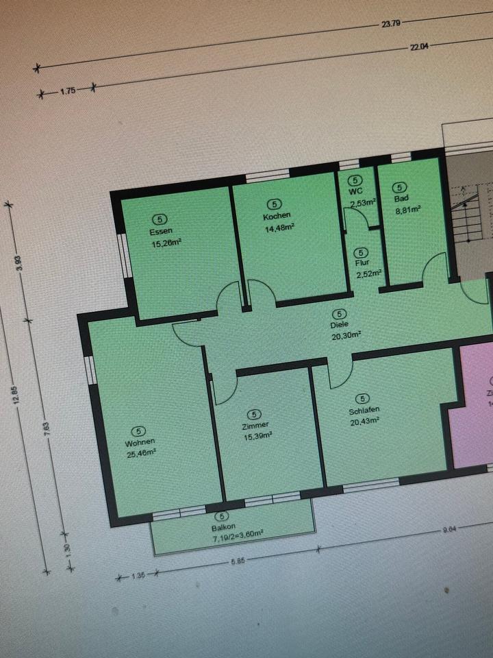 Thumbnail-4 Zimmer Wohnung mit Balkon