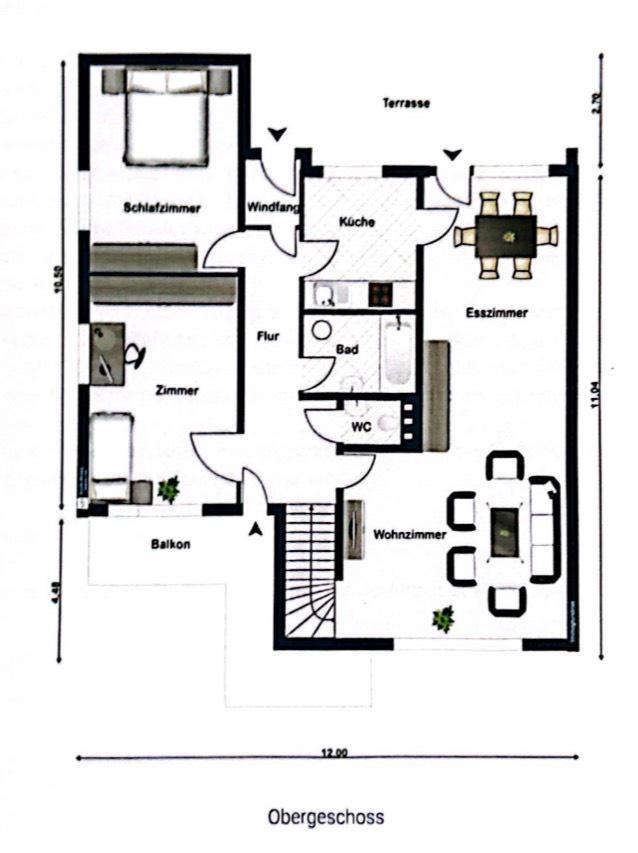Thumbnail-Doppelhaushälfte mit großem Grundstück