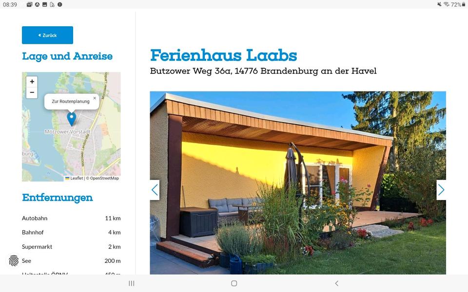 Thumbnail-Ferienhaus mit Seezugang