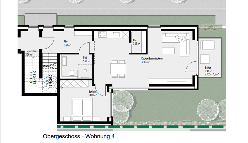 Thumbnail-Neubau 4-Zimmer OG Wohnung KFW 40