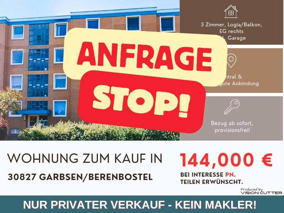 Thumbnail-PROVISIONFREIE 3-Zimmer-Eigentumswohnung in GarbsenBerenbostel.
