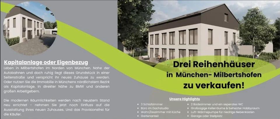 Thumbnail-3 Reihenhäuser - 10 Min. zu Fuß zu BMW & zur U2 - provisionsfrei