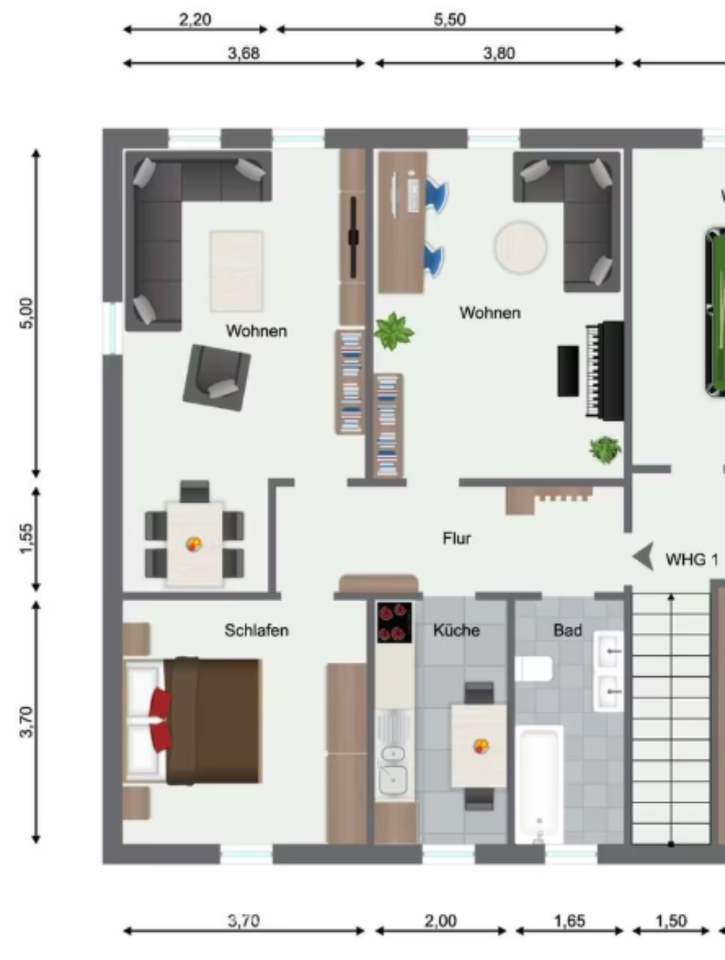 Thumbnail-3-Zimmer-Wohnung in Hösseringen bei Suderburg – 80 qm