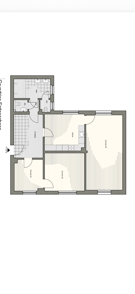 Thumbnail-Schöne helle ruhige 3 Zimmerwohnung mit separatem Eingang