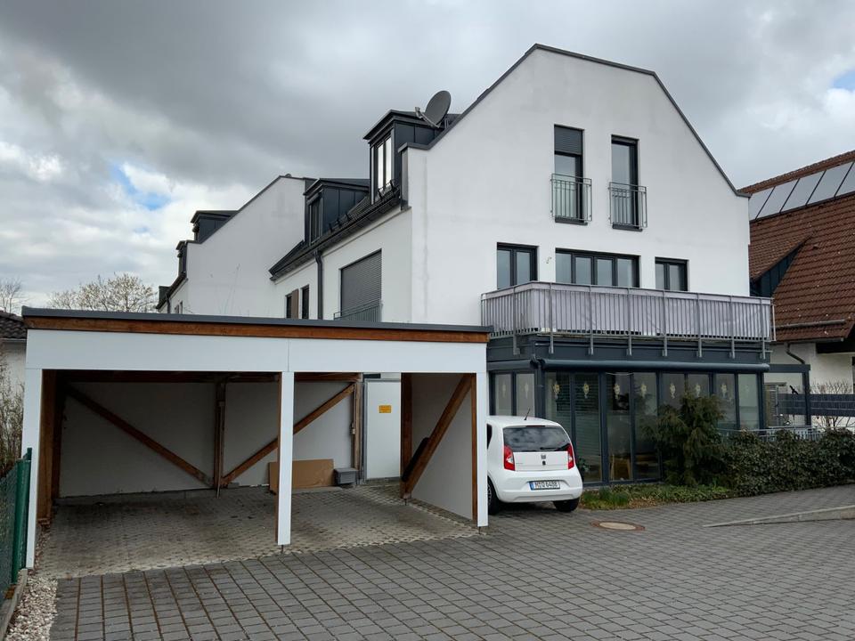 Thumbnail-Modernes KfW 70 Reiheneckhaus Garching Doppelcarport Wintergarten