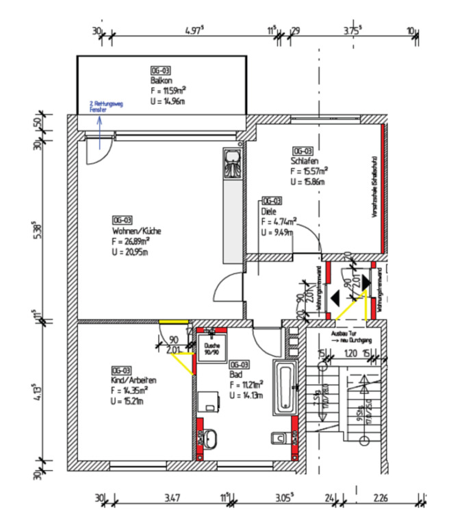 Thumbnail-23-Zimmer-Balkon-Wohnung in Immenhausen