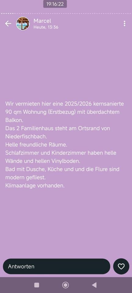 Thumbnail-Wohnung Erstbezug 90qm inkl. Kellerraum, 15 Euro für Stellplatz
