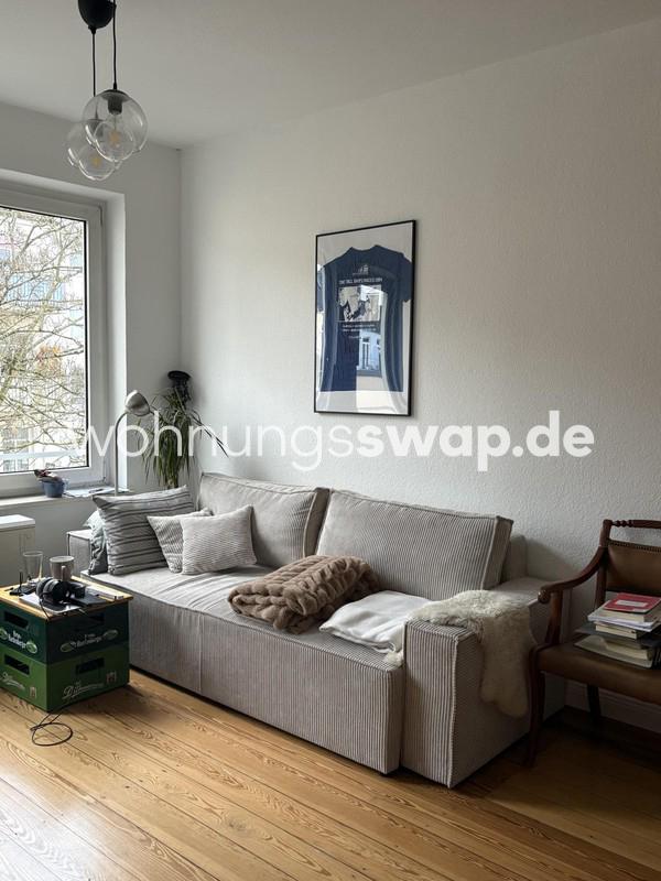 Thumbnail-Wohnungsswap - 2 Zimmer, 50 m² - Rehmstraße, Hamburg-Nord, Hamburg