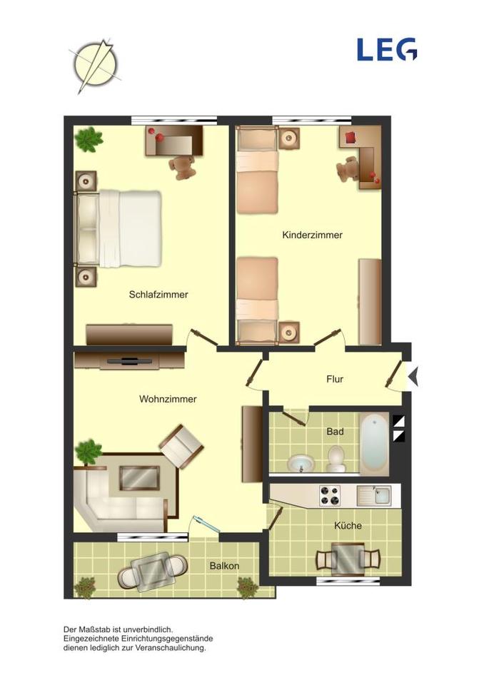 Thumbnail-Bezugsfertige 3-Zimmer-Wohnung in Weddinghofen zu besichtigen!!