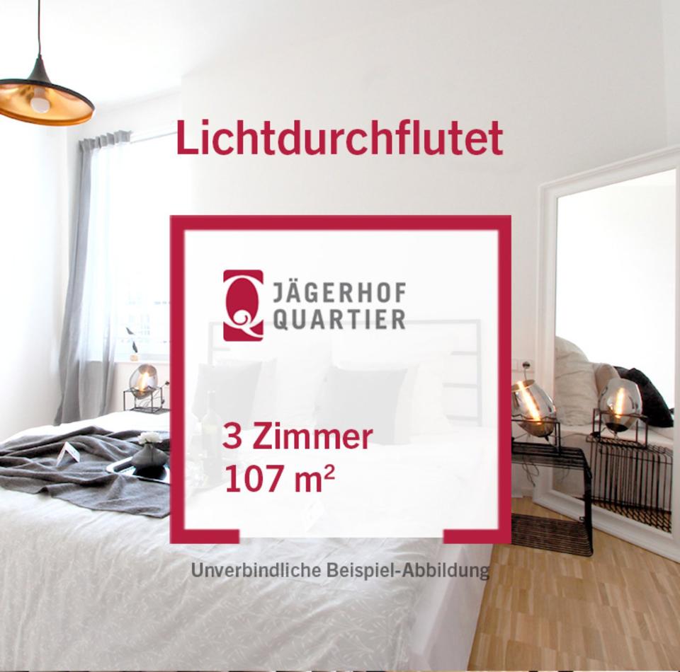 Thumbnail-Große 3-Zimmer-Wohnung im Neubau Jägerhofquartier