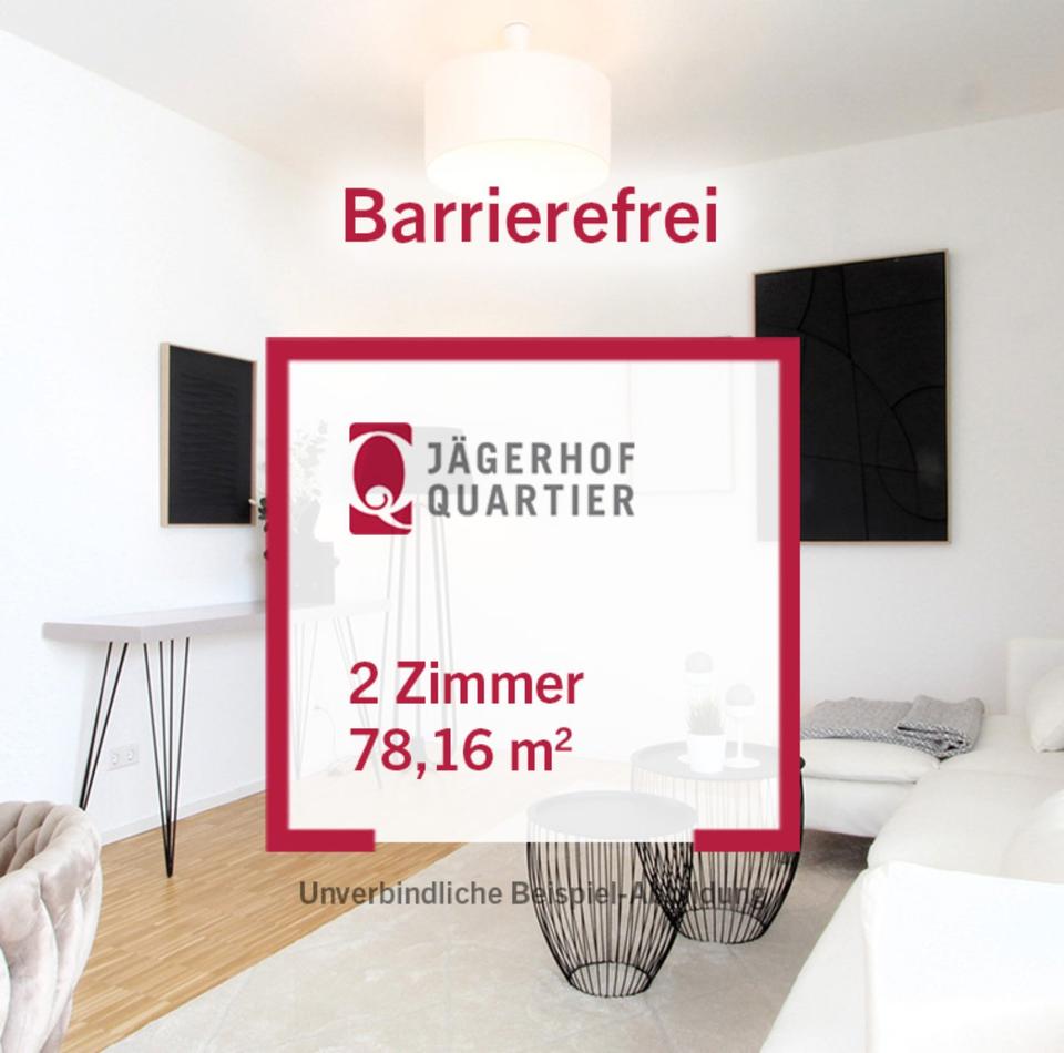 Thumbnail-Rollstuhlgerechte 2-Zimmer-Wohnung im Neubau Jägerhofquartier