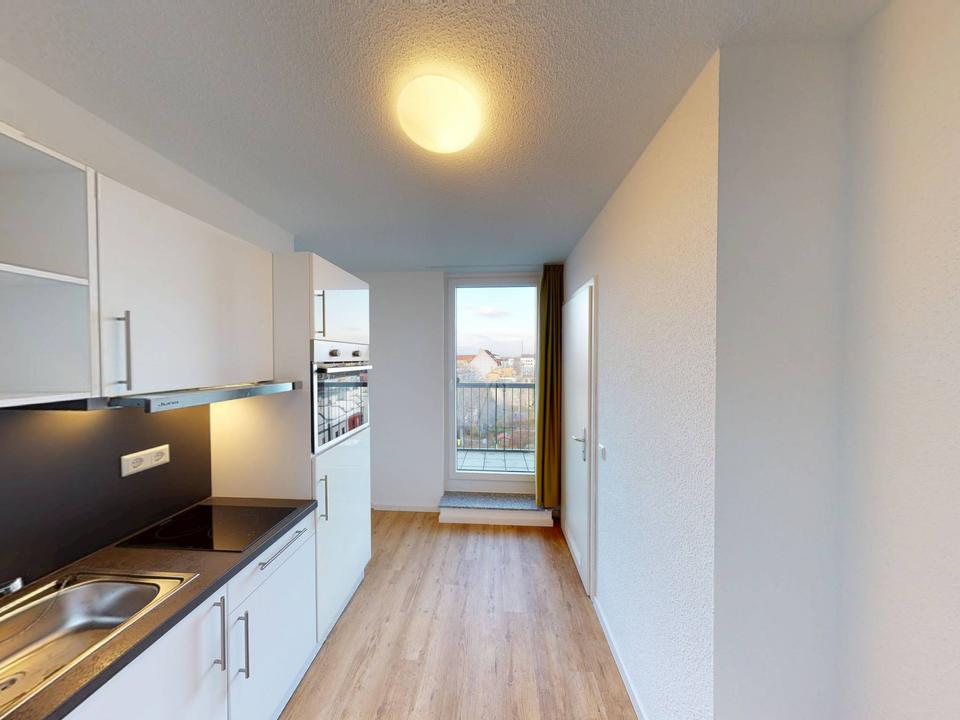Thumbnail-** Geschmackvoll möbliertes 2-Zimmer-Apartment mit moderner EINBAUKÜCHE und französischem BALKON **