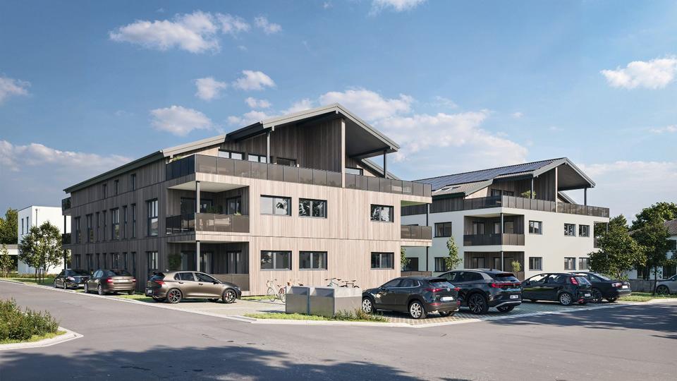 Thumbnail-Hochwertige 1-Zimmerwohnung im 1.OG in Satteldorf mit Balkon